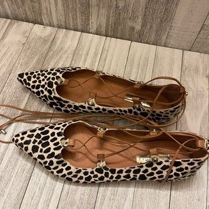 Halogen lace up flats